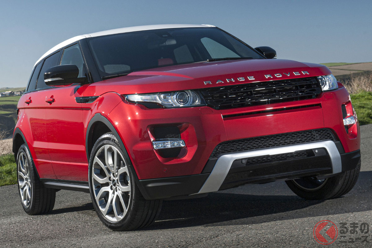 本国では2011年に発売された「初代イヴォーク」。レンジローバーとネーミングされているが、当時ブランド最小サイズだった「フリーランダー2」をベースとしている(C)Jaguar Land Rover
