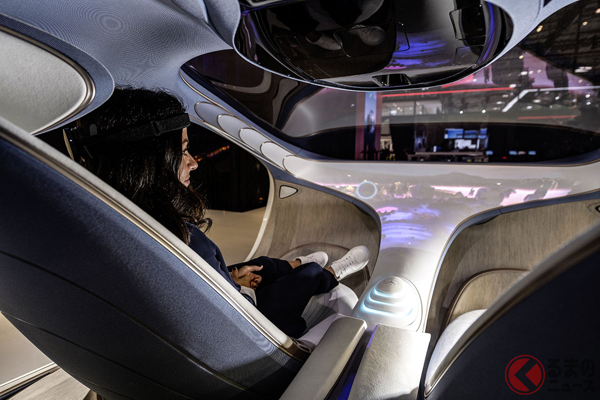 IAAでヨーロッパ初公開となった「ヴィジョンAVTR」は、専用のホールでその機能の一部を体験できたようだ