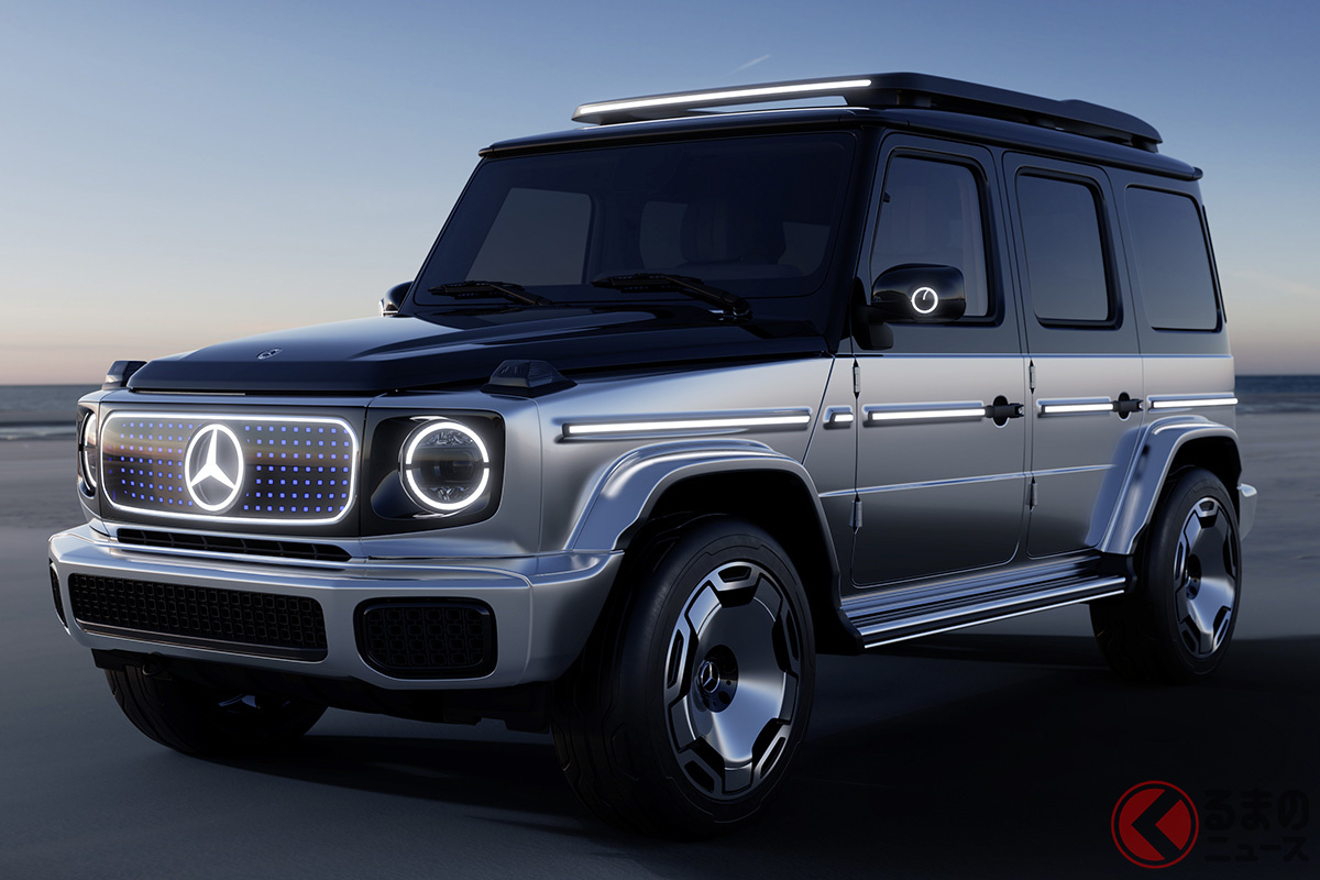 2018年のNAIAS(デトロイト・ショー)で発表されたGクラスの電動化がついに現実のものとなった