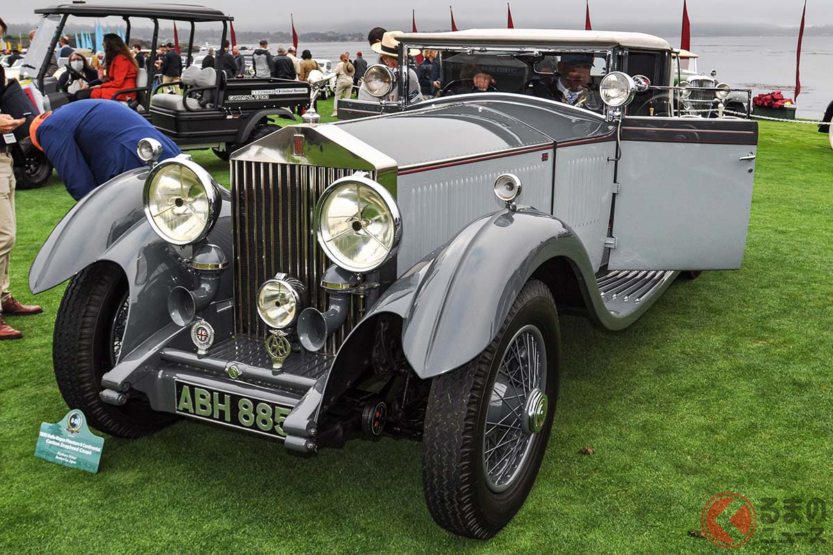 ドアを開いてジャッジの審判を待つ、涌井氏のファントムIIコンチネンタル