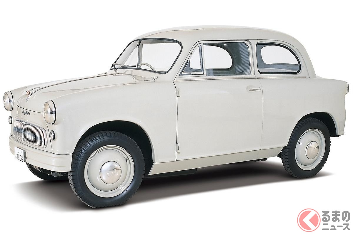 初の本格的な軽乗用車とされるスズキ「スズライトSS」