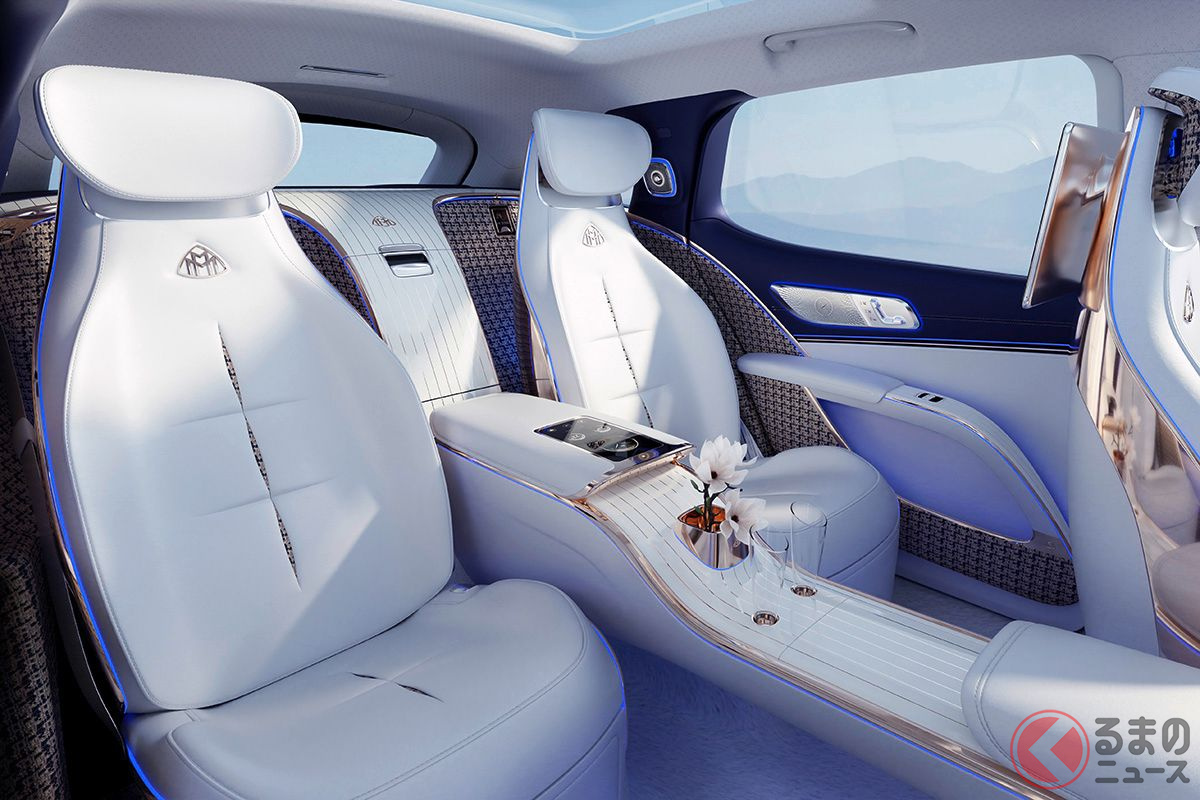 「メルセデス・マイバッハEQS」のインテリア