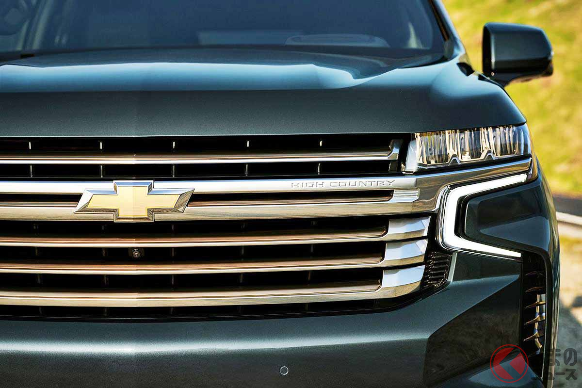 シボレー新型「タホ」のフロントマスク