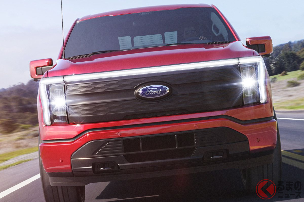 全米で販売台数トップのピックアップトラック、フォード新型「F−150ライトニング」