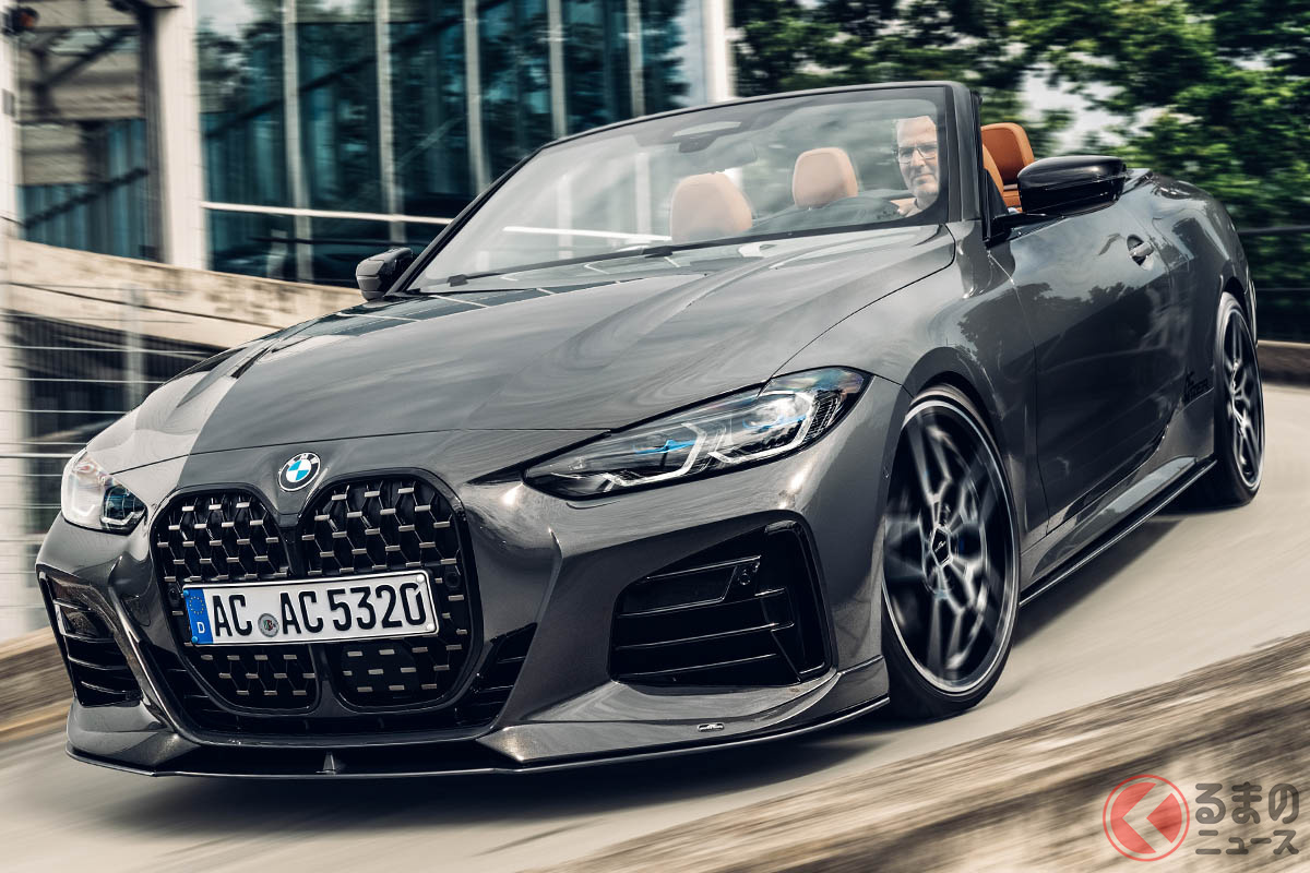 BMW「4シリーズ・カブリオレ」のオリジナルデザインのよさを活かした、ACシュニッツァーのエアロパーツ