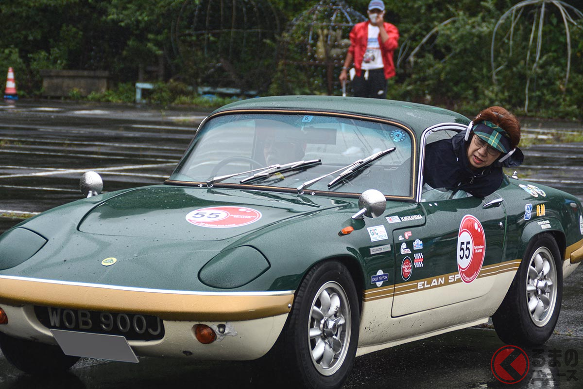 4連続P.C.競技に挑む、ロータス・エランのベテランペア