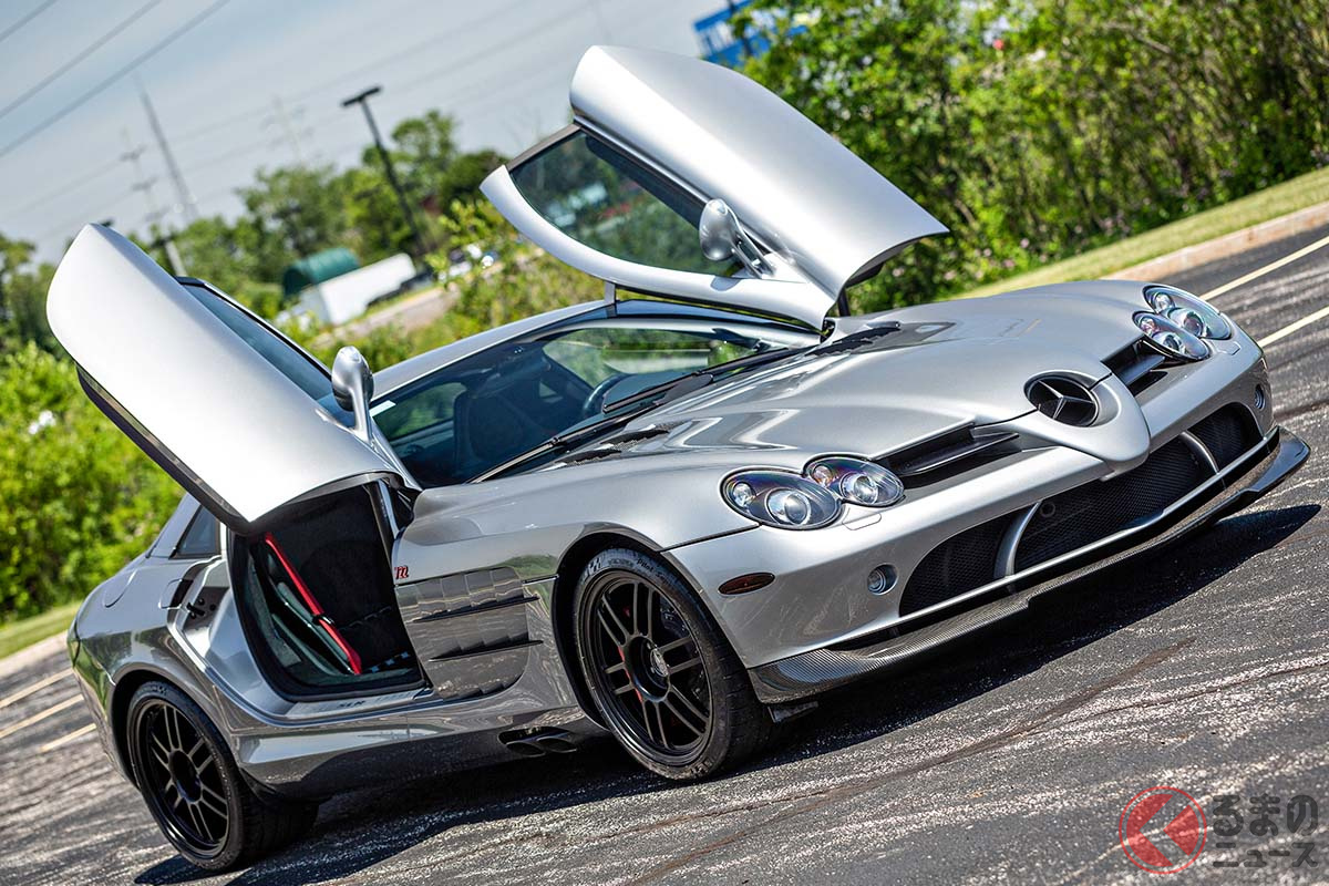 150台限定、新車当時の車両価格は6300万円ほどであったメルセデス・ベンツ「SLRマクラーレン722エディション」(C)2021 Courtesy of RM Sotheby's