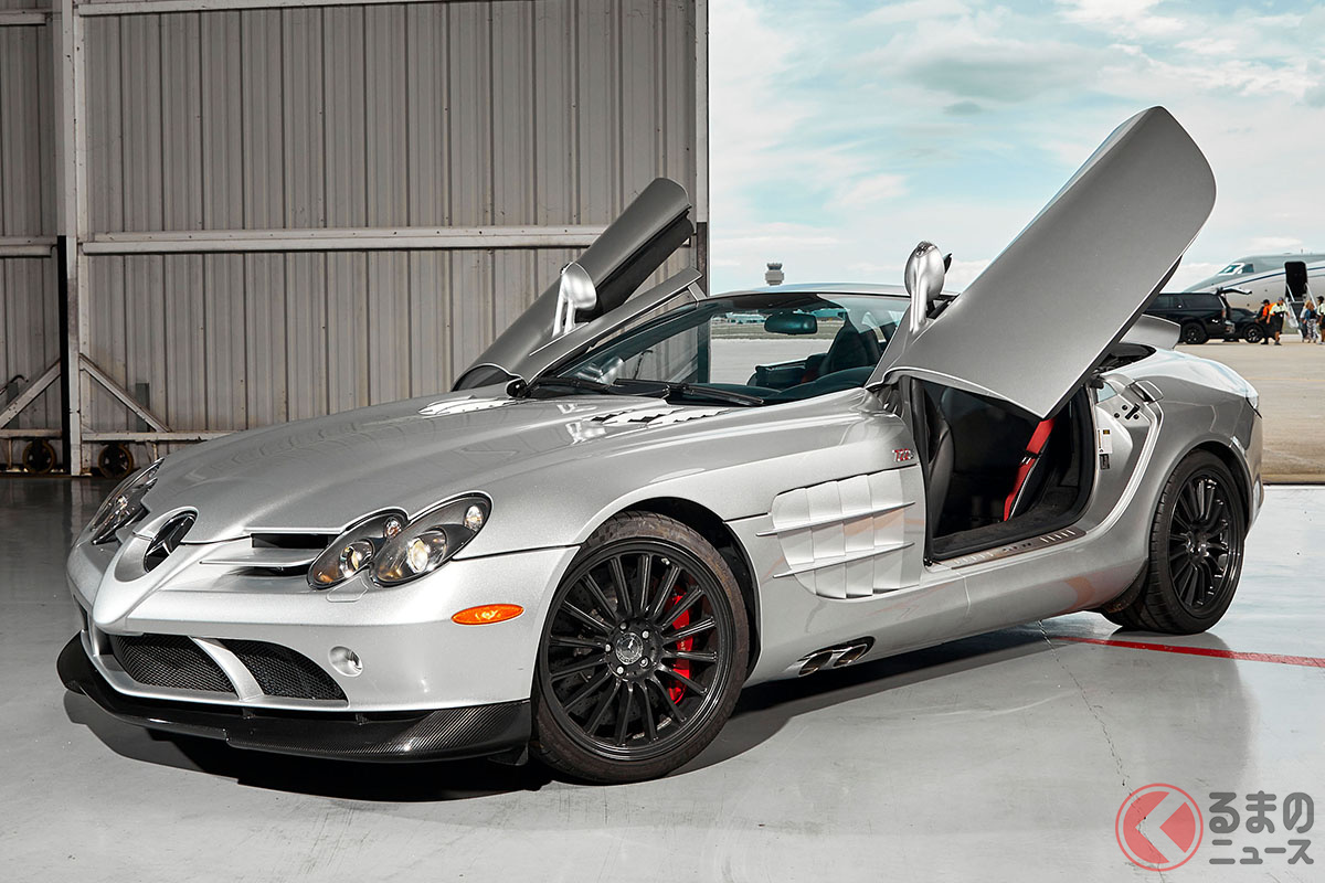 新車当時の車両価格は7300万円ほどであったメルセデス・ベンツ「SLRマクラーレン722Sロードスター」(C)2021 Courtesy of RM Sotheby's