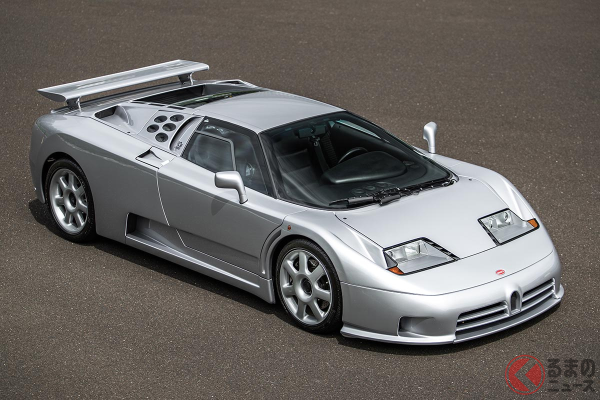 カンポ・ガリアーノ本社工場から送り出されたEB110は139台といわれている(ほかに諸説あり)(C)2021 Courtesy of RM Sotheby's