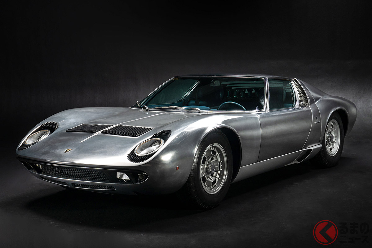 現在はベアメタル状態で彫刻のようなミウラの姿となっている(C)2021 Courtesy of RM Sotheby's