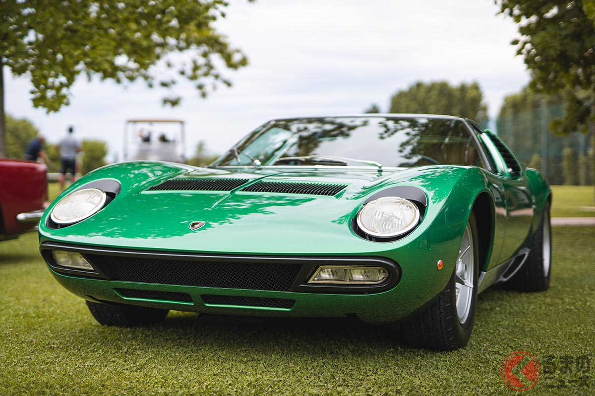 一般投票1位だったランボルギーニ「ミウラP400SV」