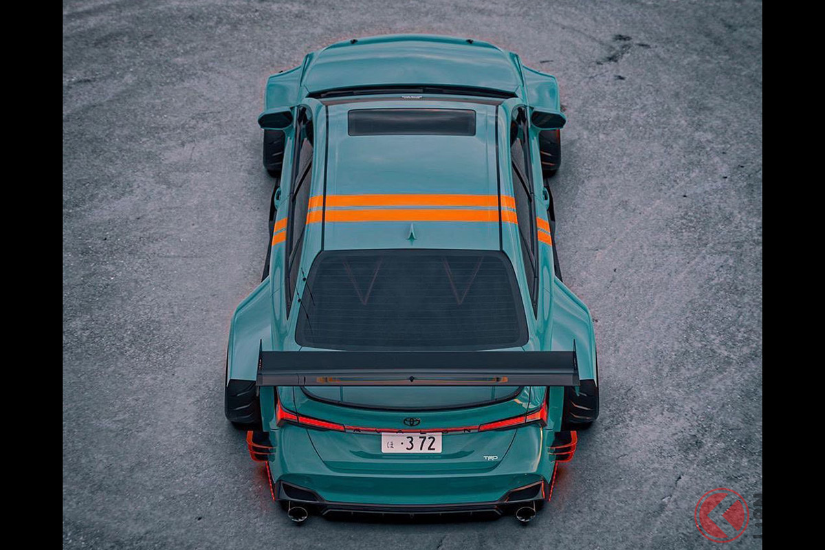 激速なトヨタ アバロン お披露目 ド迫力ウイング 車高めちゃ低い仕様のカスタマイズイメージがかっこいい くるまのニュース 激速なトヨタ アバロン お披露目 ド迫力ウイング 車高めちゃ低い仕様のカスタマイズイメージがかっこいい くるまのニュース