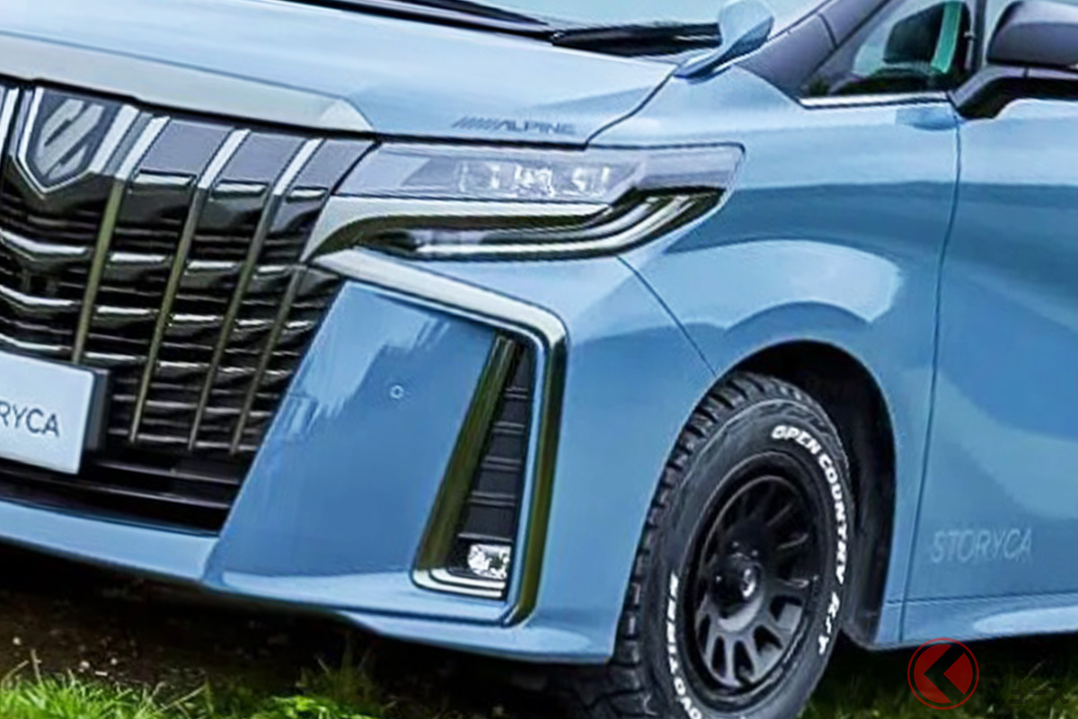 オフロード仕様の「アルファード」がカッコいい! 新たなカーシェアリングサービスとは?