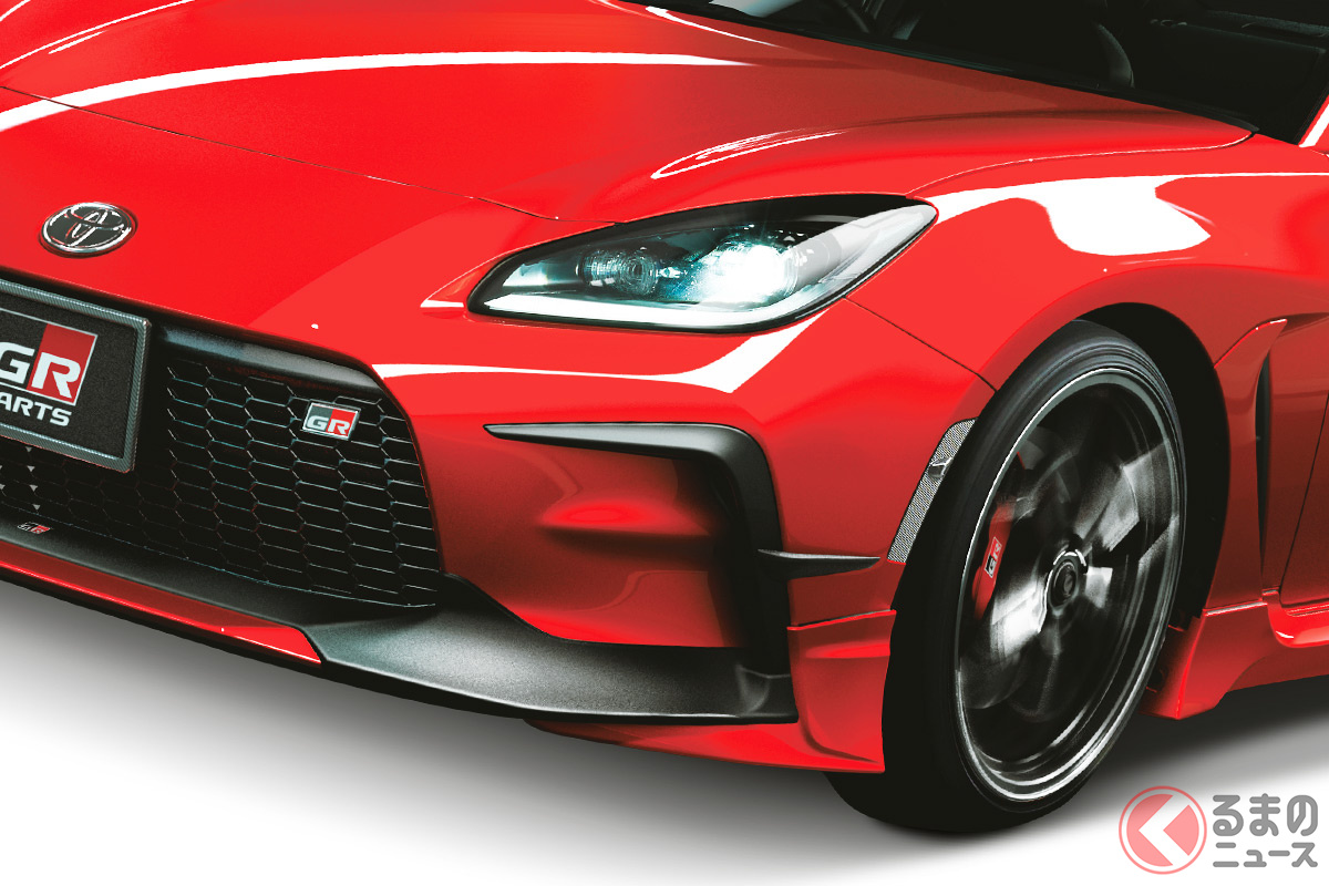 さらに速く! カッコよく! を実現した新型「GR86」用のGRパーツ!