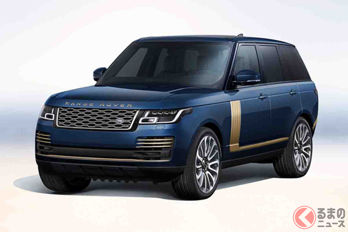 「レンジ ローバーSV GOLDEN EDITION」のフロントデザイン