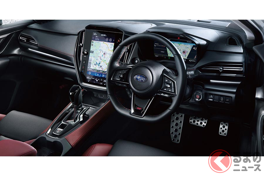 上質な室内空間を実現した新型「レヴォーグ」(STIスポーツ)