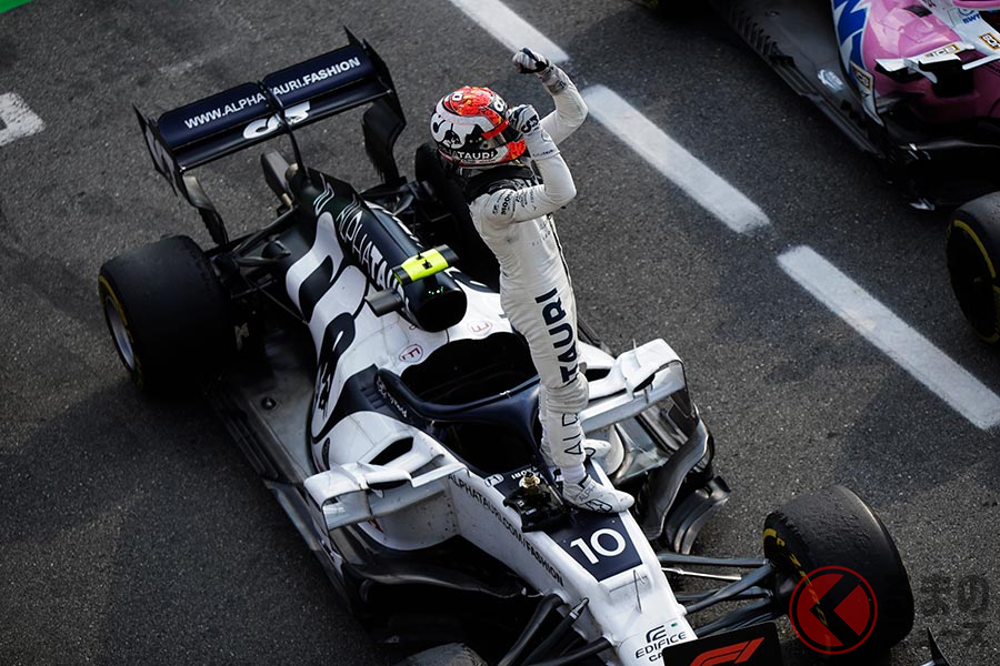 2020年シーズン F1第8戦イタリアGPで初優勝を飾ったピエール・ガスリー選手