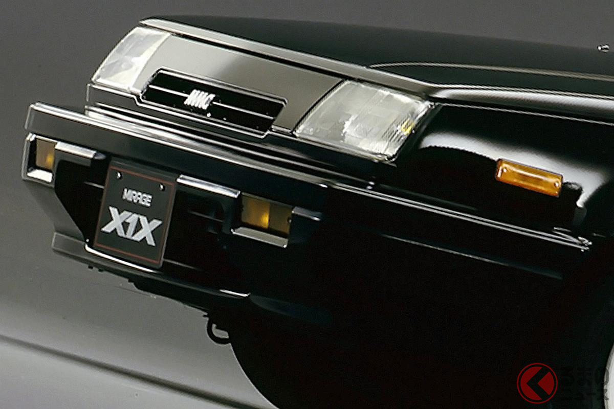 ポルシェデザインの手でシックな高性能車に仕立てられた「ミラージュ GSRターボ X1X」