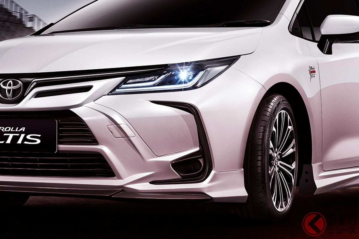 タイで発売された新型「カローラアルティス(GR SPORT)」