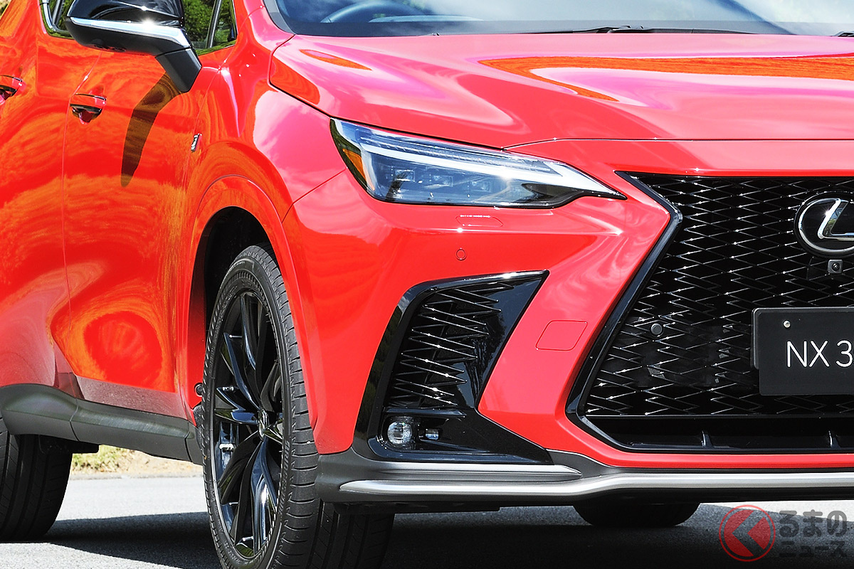 2021年10月7日に発表されたレクサス新型「NX」(写真はガソリン仕様)