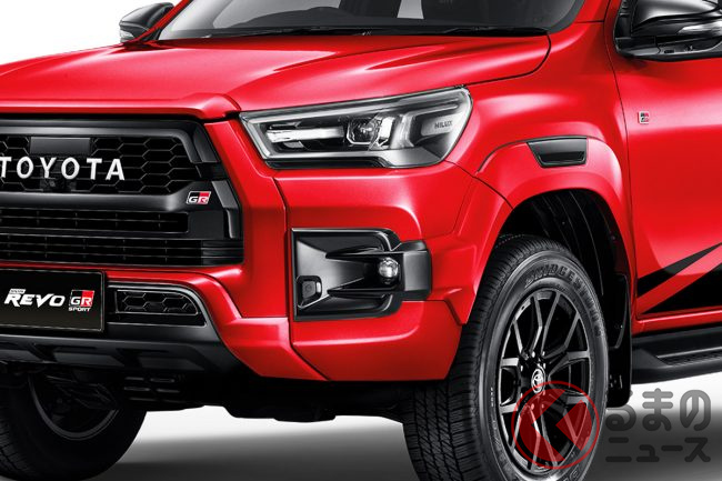 トヨタ新型4wd ハイラックスgrスポーツ 登場 Toyota 強調したド迫力顔 2 8lディーゼル仕様と違いは くるまのニュース トヨタ新型4wd ハイラックスgrスポーツ 登場 Toyota 強調したド迫力顔 2 8lディーゼル仕様と違いは くるまのニュース