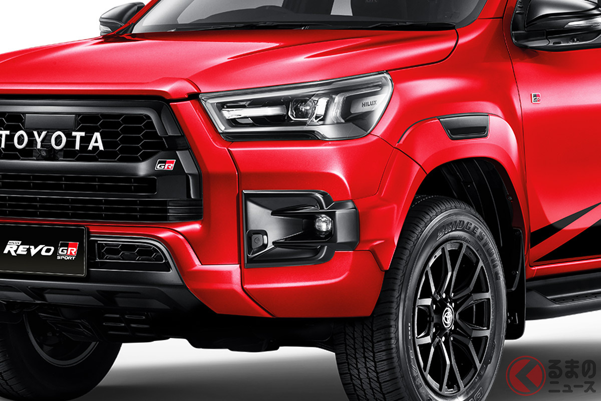 トヨタ新型4wd ハイラックスgrスポーツ 登場 Toyota 強調したド迫力顔 2 8lディーゼル仕様と違いは くるまのニュース トヨタ新型4wd ハイラックスgrスポーツ 登場 Toyota 強調したド迫力顔 2 8lディーゼル仕様と違いは くるまのニュース
