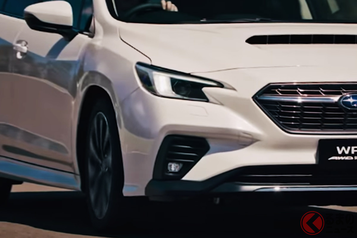 スバル新型「WRXスポーツワゴン」(画像:スバル オーストラリア 公式YouTubeより)