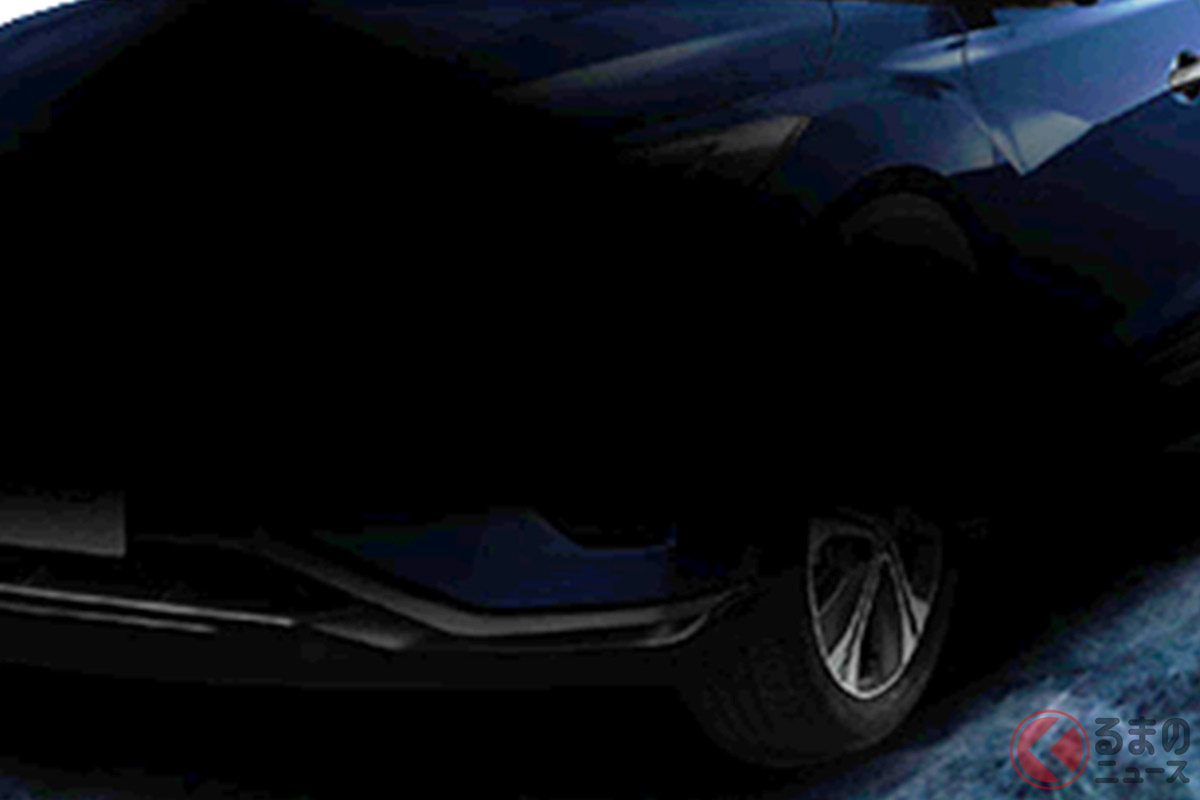 ティザー画像に写るクルマの正体は?