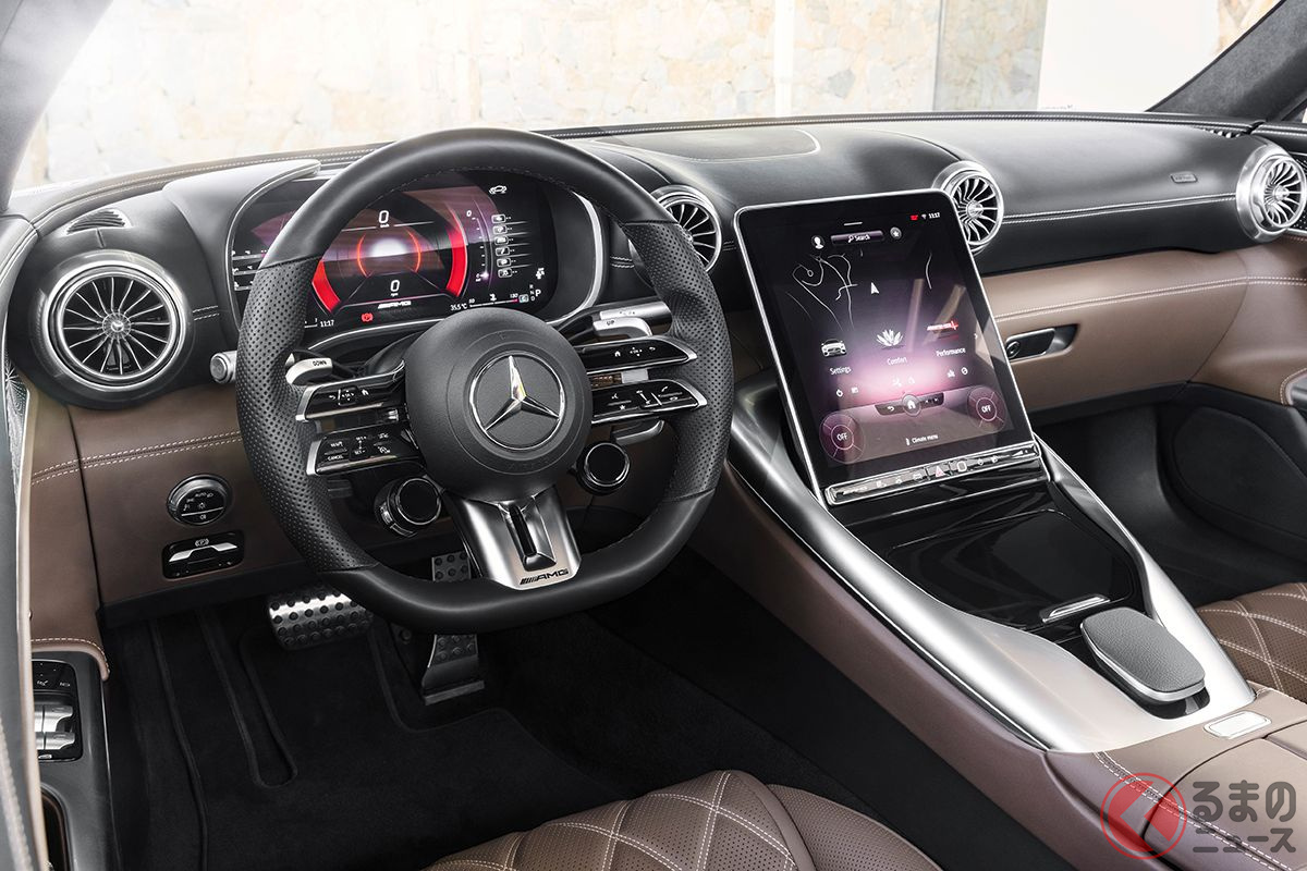 新型「メルセデスAMG SL」のインテリア