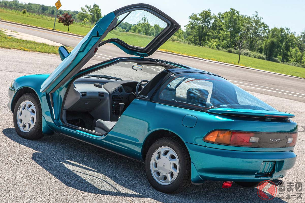 バタフライドアが特徴的だったトヨタ「セラ」(C)2021 Courtesy of RM Sotheby's