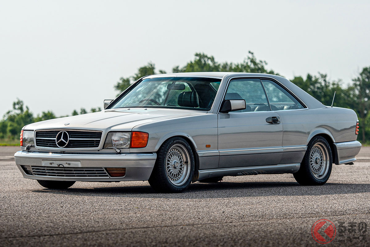 新車当時の価格は1000万円以上していたメルセデス・ベンツ「500SEC」(C)2021 Courtesy of RM Sotheby's