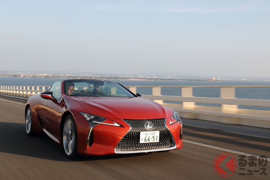 オープンエアなドライビングを楽しめるレクサス「LC500コンバーチブル」