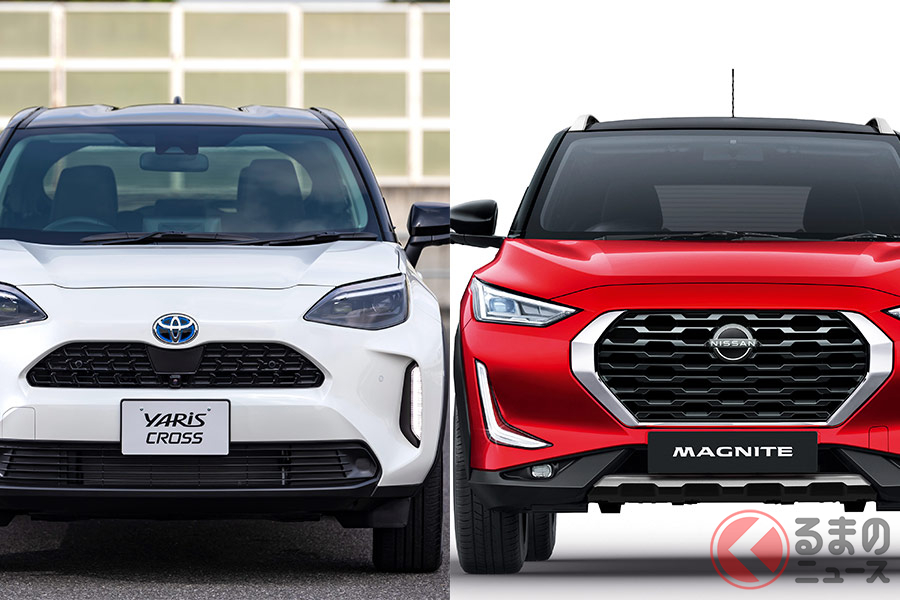 欧州と日本メインのヤリスクロスとインドメインのマグナイト。 もし同じ市場で販売されれば良きライバルになる?