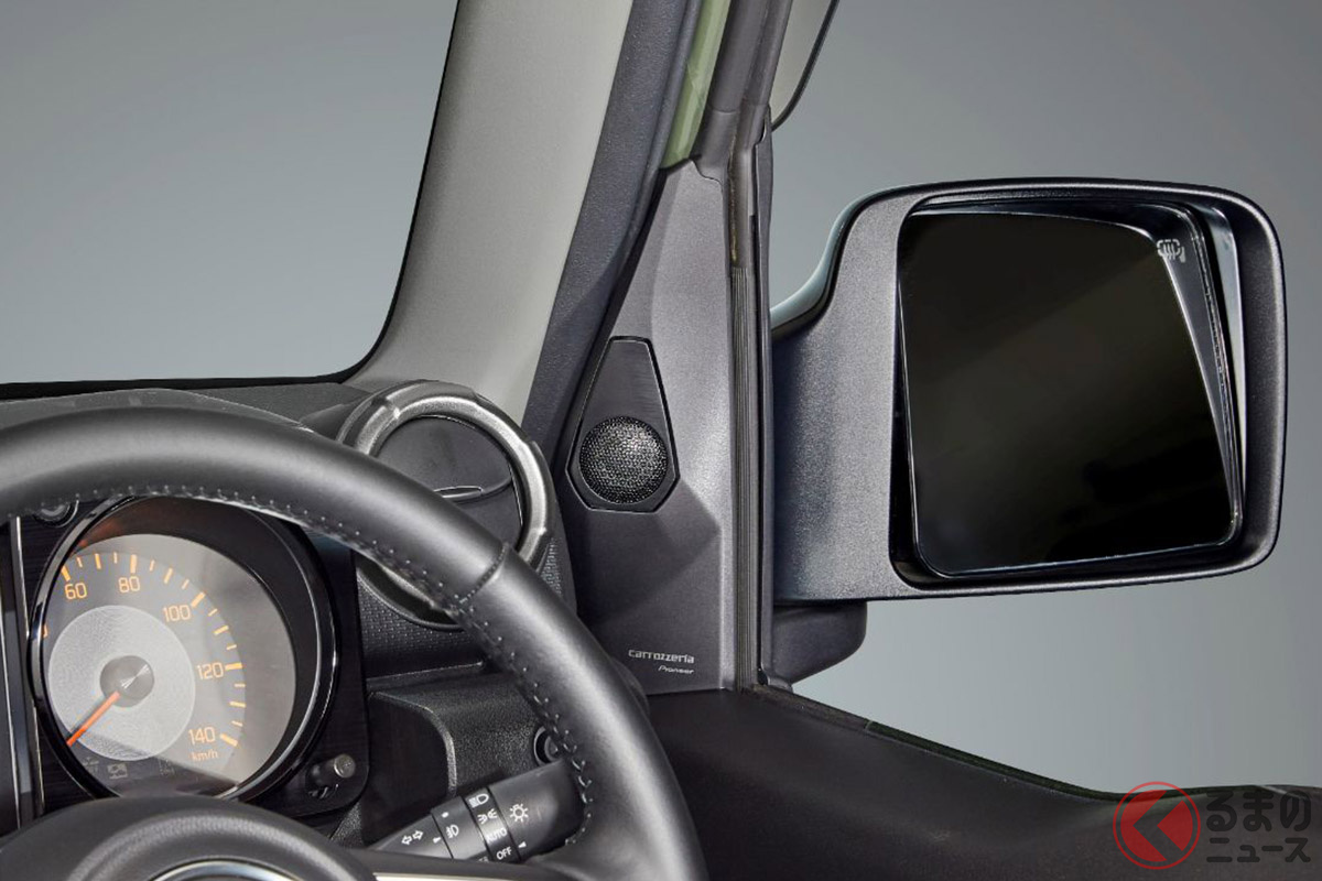 ジムニーにジャストフィット!ジムニー/ジムニ―シエラ用トゥイーター取付キット