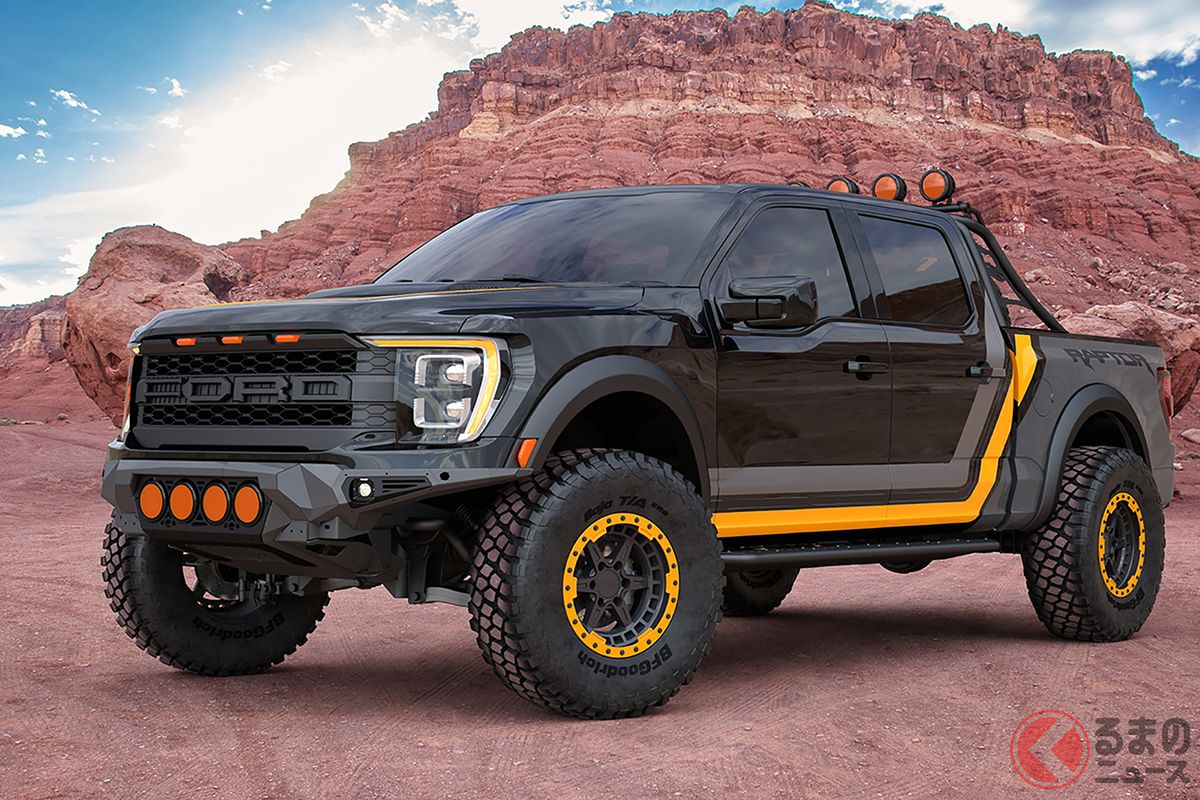 アメリカで一番売れているピックアップトラック「F-150」をベースにしたカスタムカー「Addictive Desert Designs F-150 Raptor」もSEMAショー2021に出展される