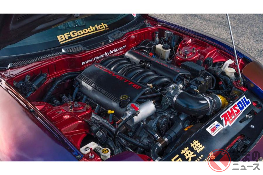 コルベットのV8を搭載したマツダ「RX-7」