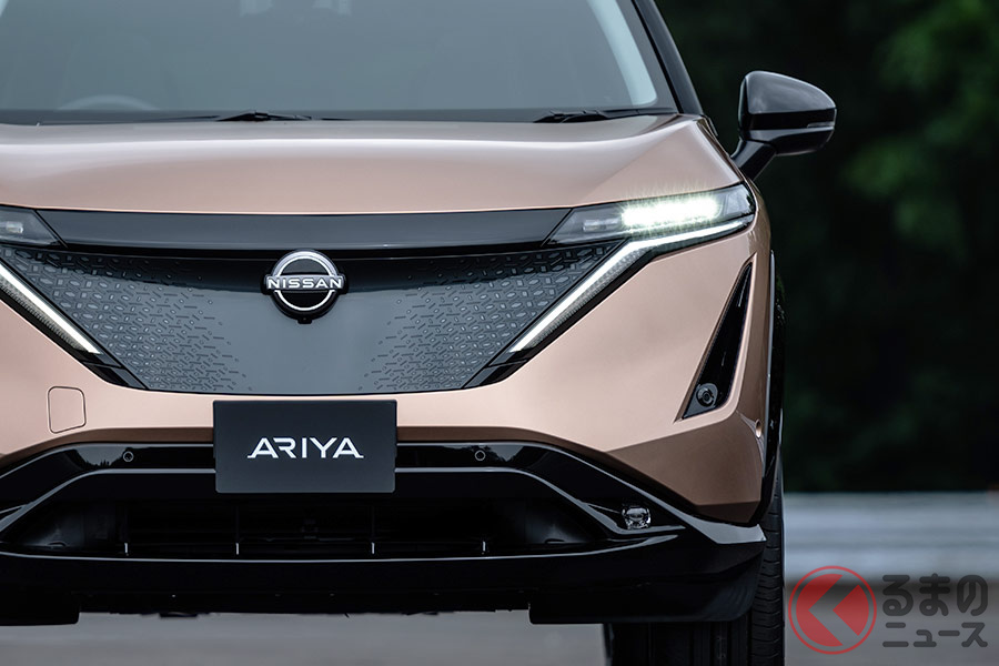 2021年中頃に日本市場で発売予定の日産「アリア」。リーフと一緒にEV市場をけん引する存在となるか。