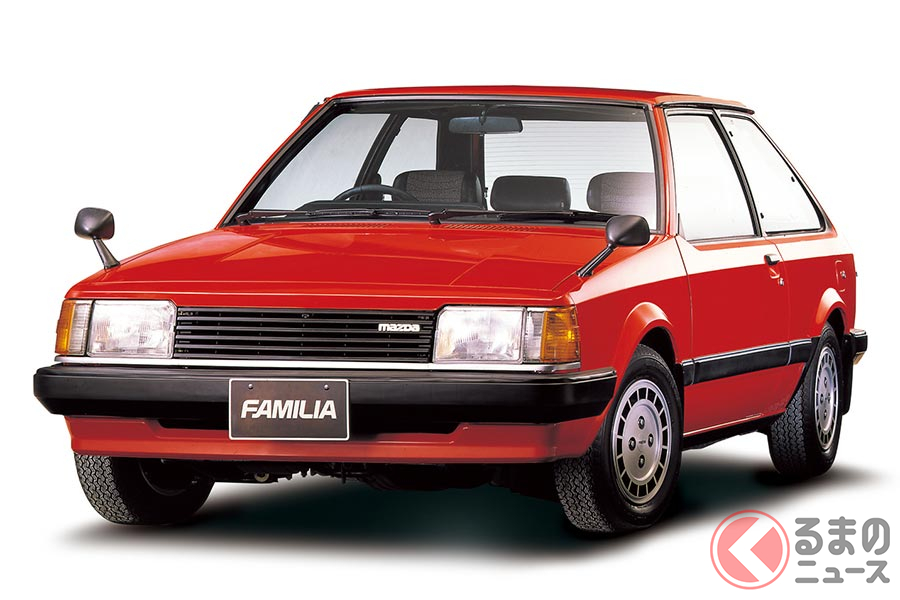 第1回 日本カー・オブ・ザ・イヤーを受賞したマツダ5代目「ファミリア」