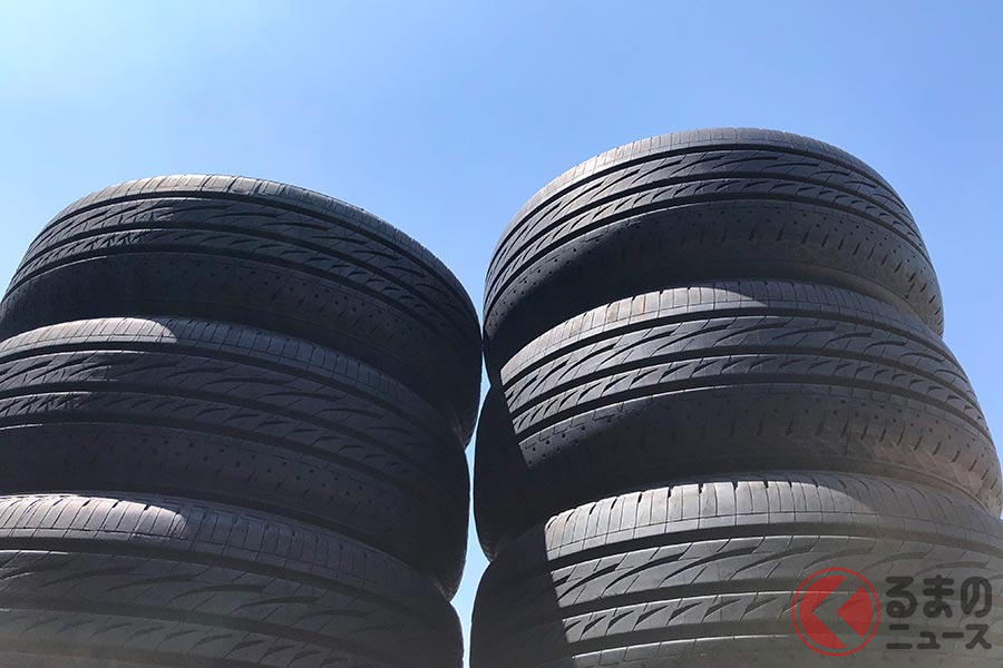 古いタイヤは専門の業者に回収してもらう