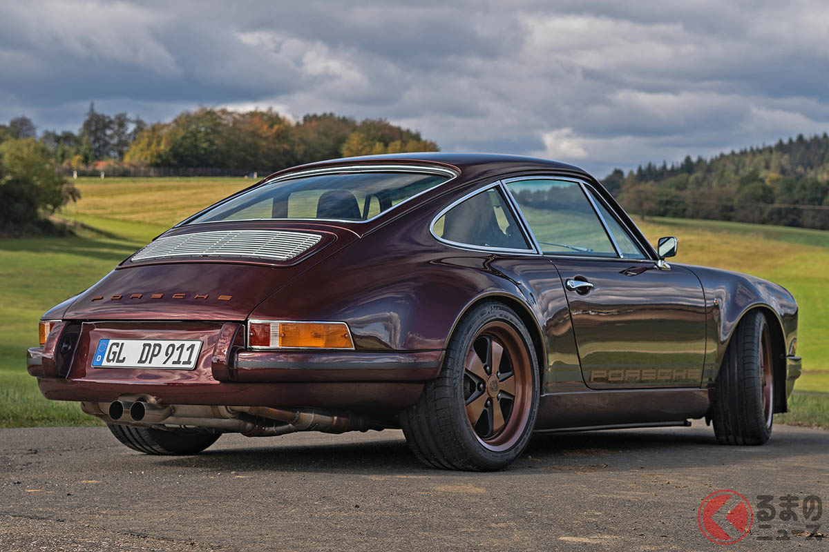 エグゾーストシステムは専用に設計した「dpモータースポーツ」がレストモッドしたポルシェ「911(964型)」