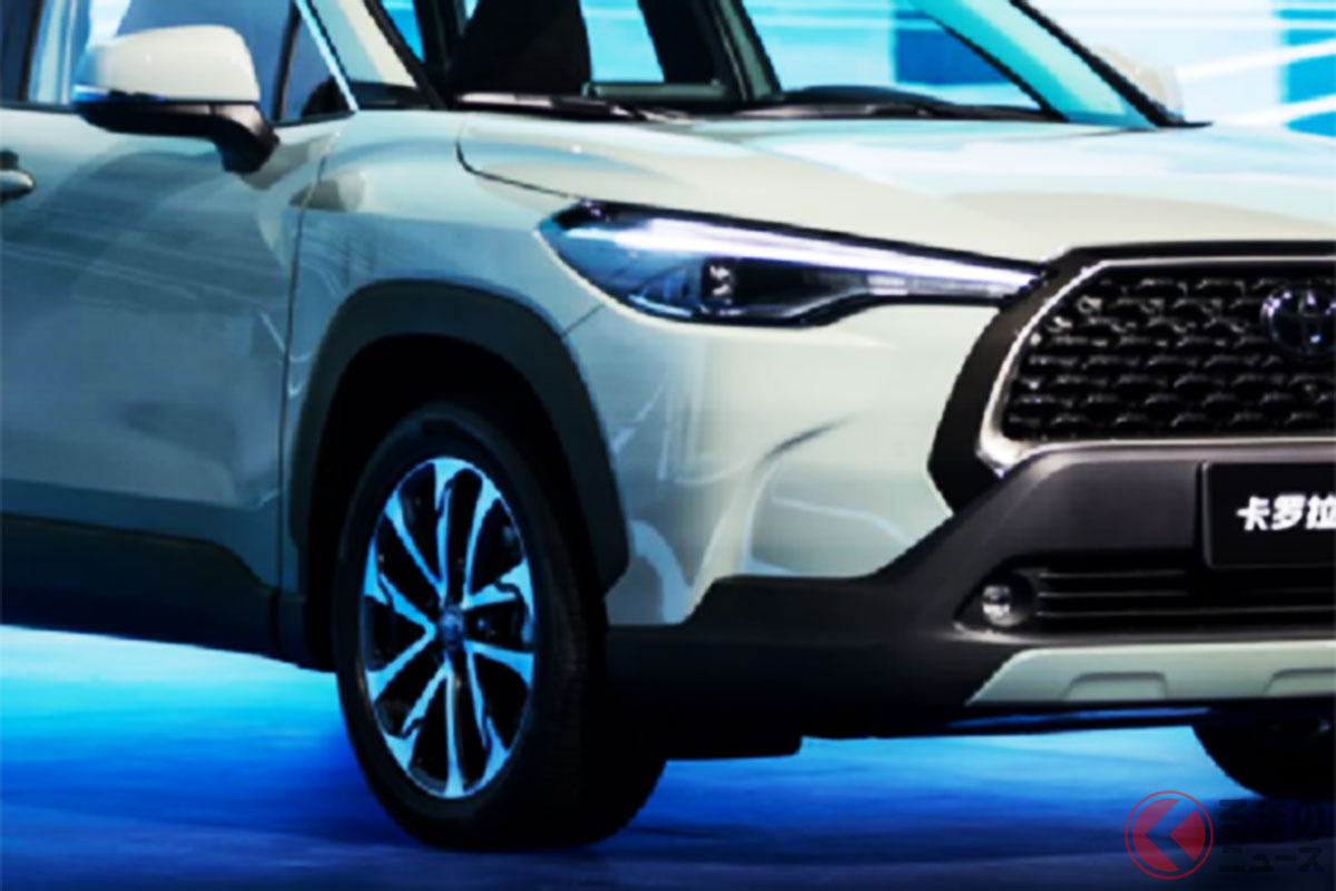 トヨタ新型「カローラクロス」(中国仕様)