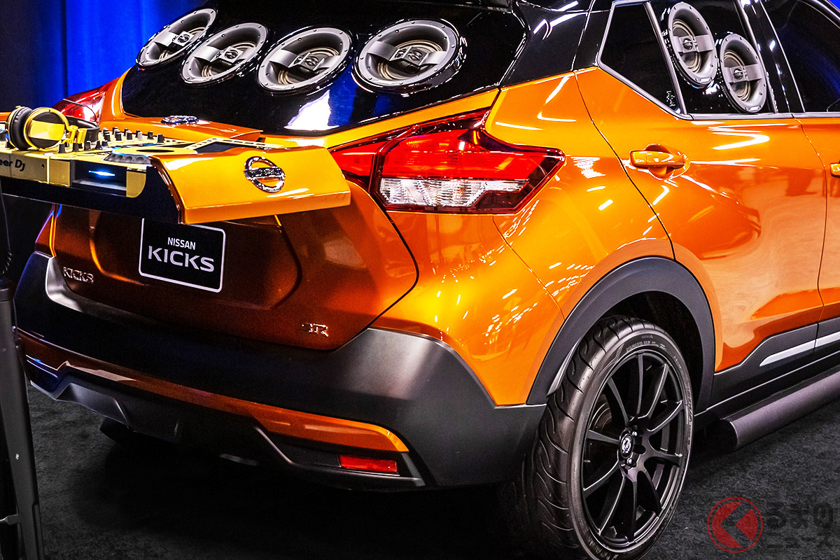 日産の米国部門が製作したカスタムカー「キックスサウンドマシン」