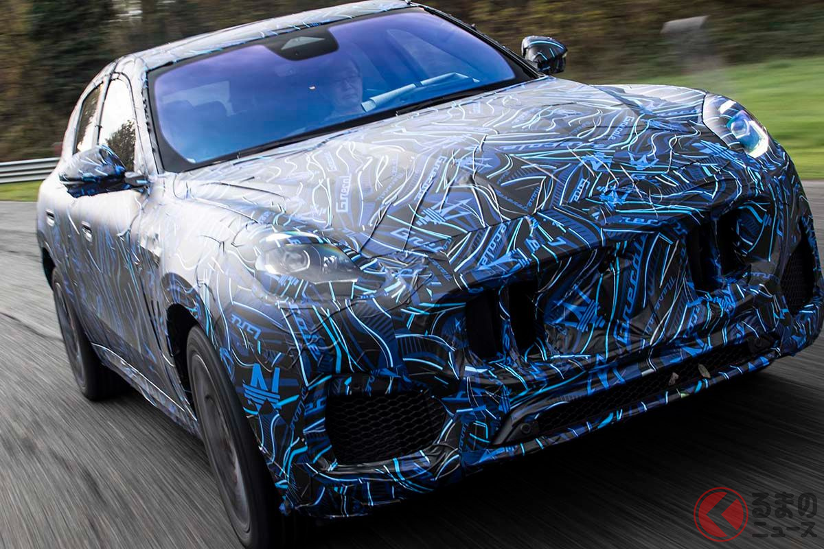 マセラティの新SUV「グレカーレ」プロトタイプの走り