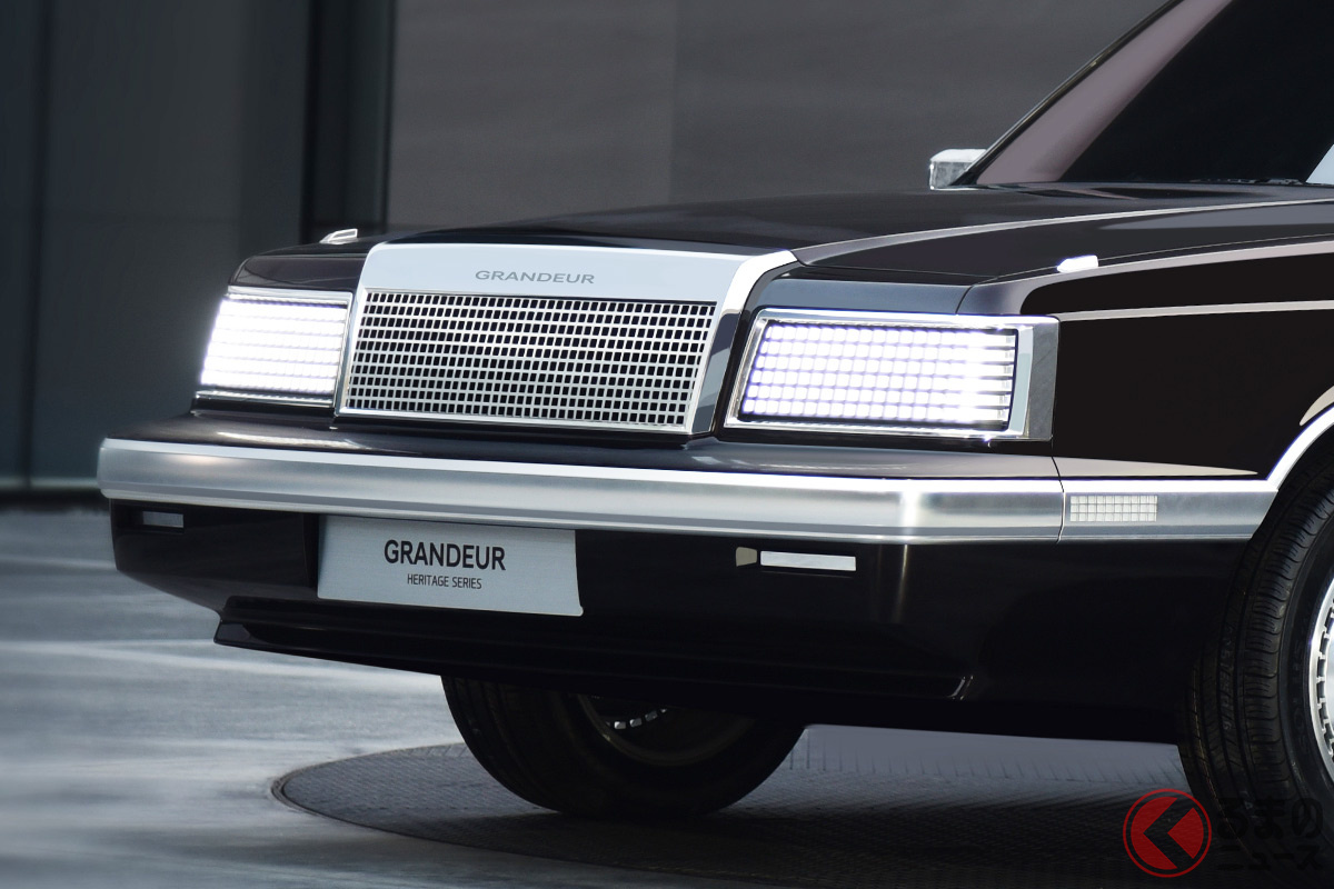 ヒョンデ高級セダン「グレンジャー」のEVレストモッドコンセプトである「ヘリテージシリーズ グレンジャー」