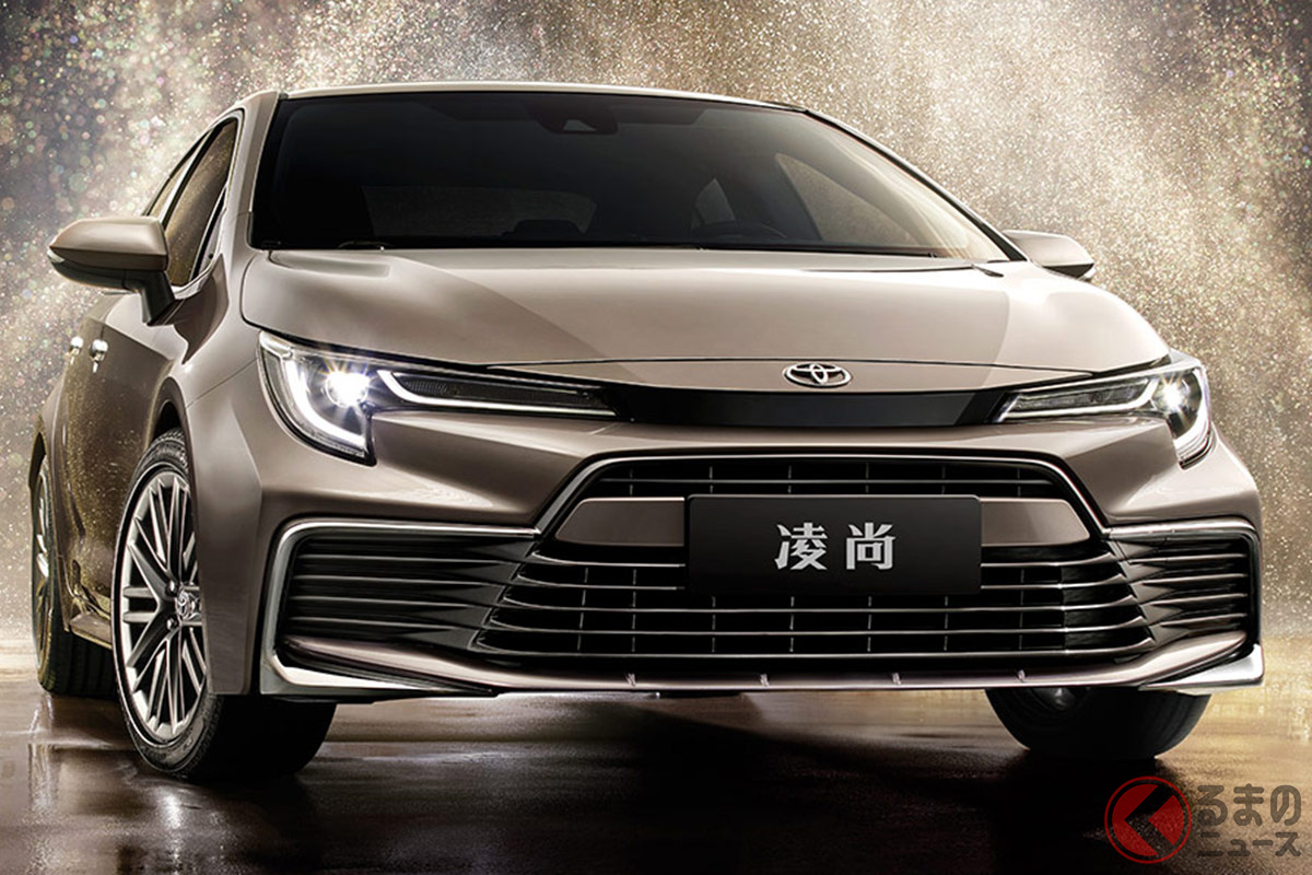 中国向けセダンとして発表されたトヨタ新型「レビンGT」
