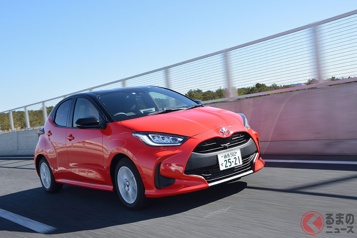 2020年2月に登場した「ヤリス(旧ヴィッツ)」。ハイブリッド車の燃費は世界トップクラスを実現!
