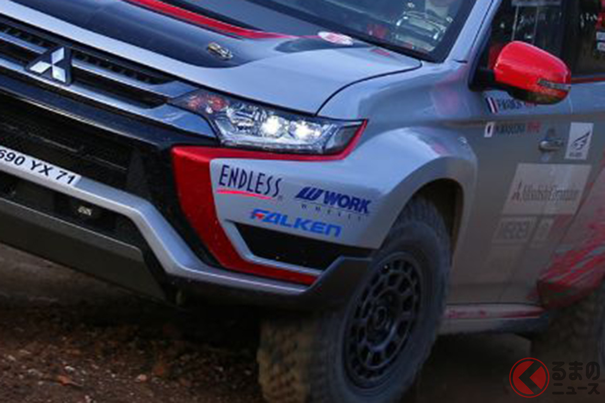 ラリーで活躍した三菱「アウトランダーPHEV」