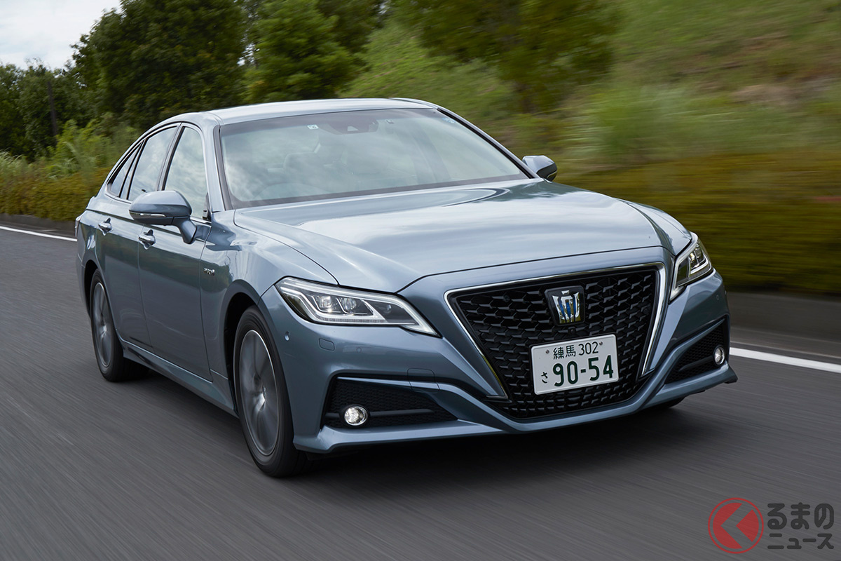 最近ではSUVブームもあるが、いまでも「クラウンブランド」による影響は大きい