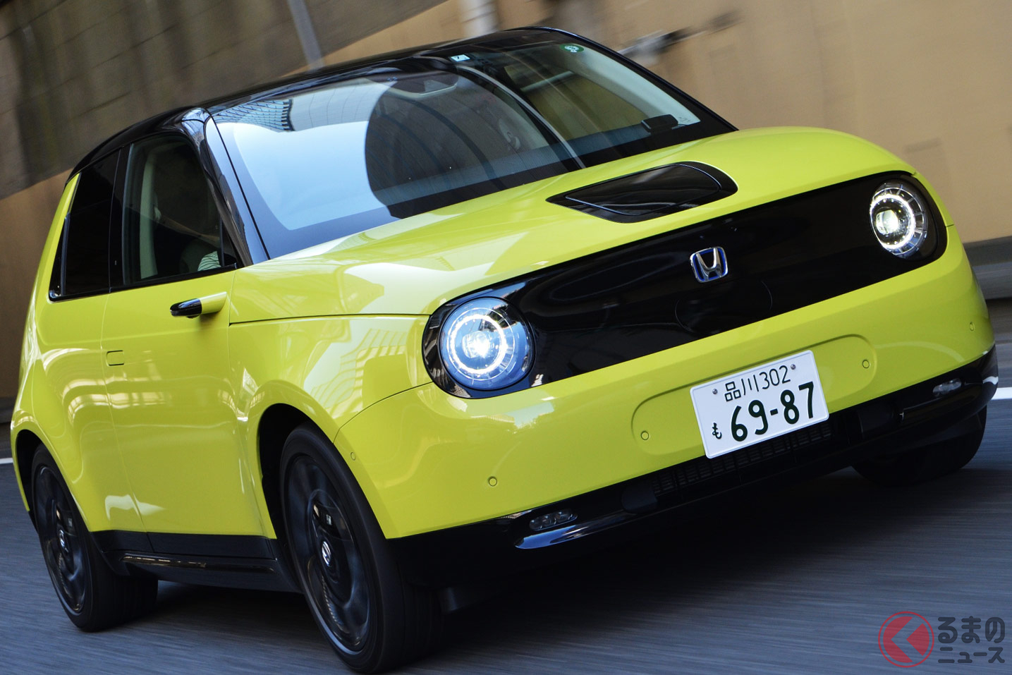 街中ベストな「ホンダe」。狭い道も高速もどこでも快適な走りが魅力