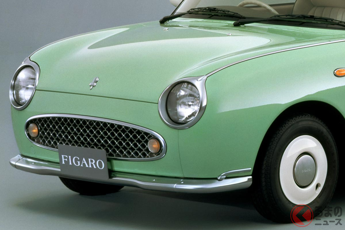 愛嬌のあるデザインの日産「フィガロ」